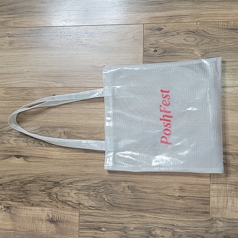 PoshFest Opaque Plastic Tote Bag